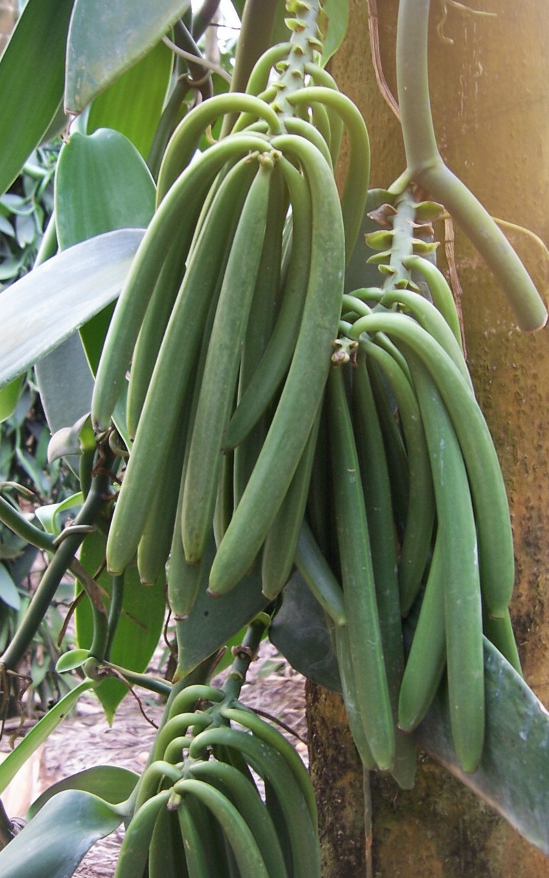 Vanilla hand pollination